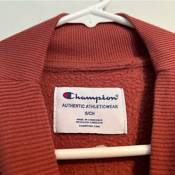 Champion Mock Neck Sweatshirt – Mauve/Taupe – Women’s Small - Picture 4 of 7